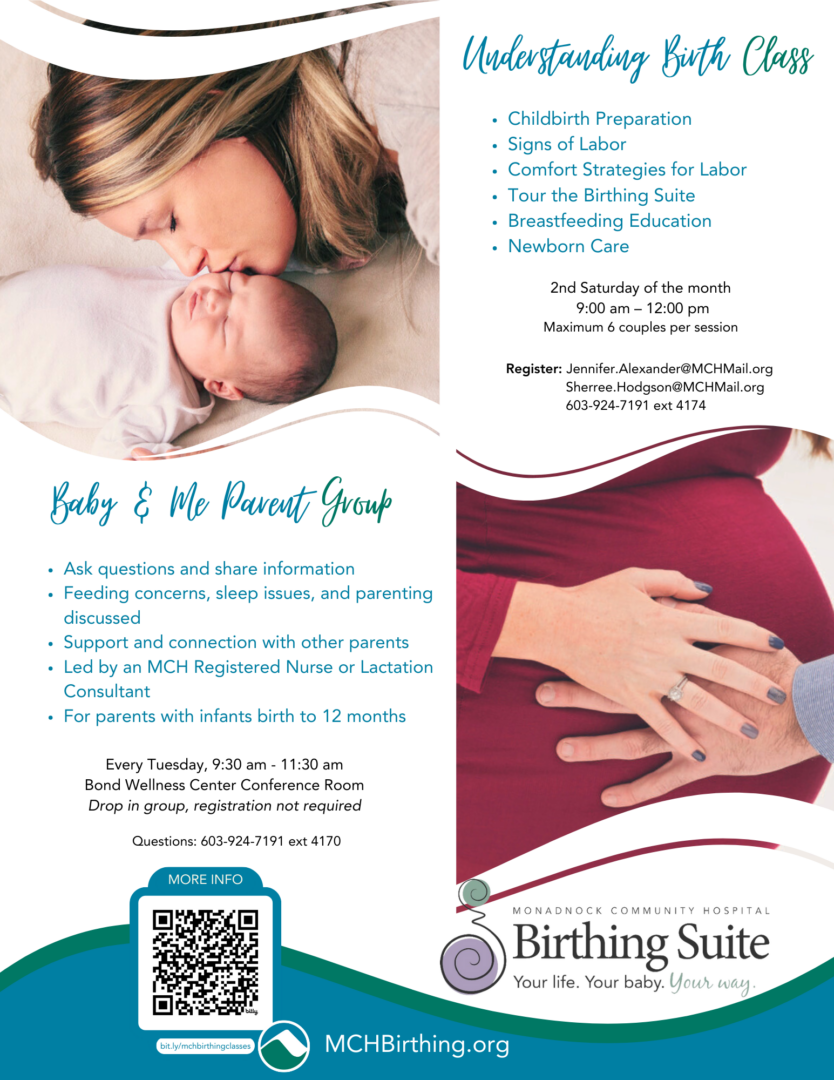 Parent support group and understanding birth class