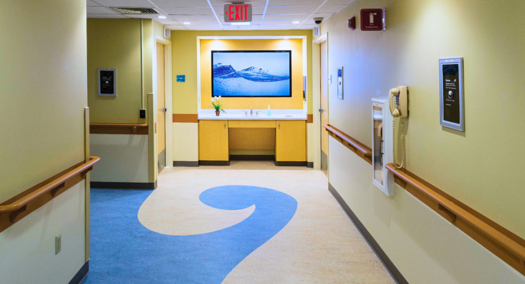 The Birthing Suite entrance hallway