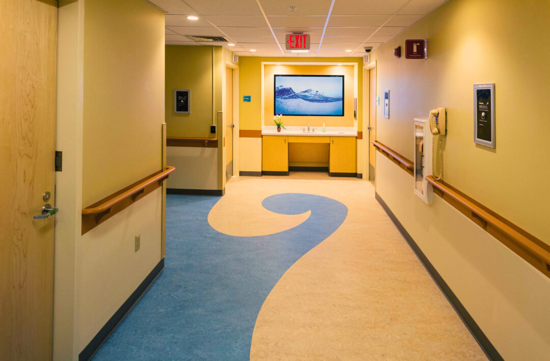 The Birthing Suite entrance hallway