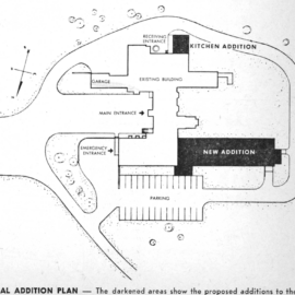 Plans for the 1966 addition