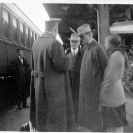 1920s – Doctors at the train depot in Peterborough
