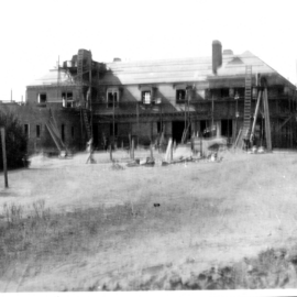1915 - Robert M Parmelee and Alicia Elizabeth Parker Parmelee built Evergreen, their summer home in Peterborough