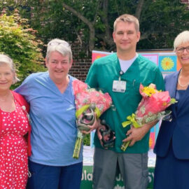 Vicki Loughrey Vice President Patient Care Donna Infante RN Clayton Kuusisto RN Cyndee McGuire CEO