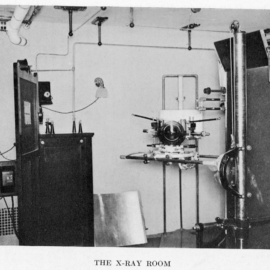1933 - The Hospital’s first X-ray machine was purchased in 1926, representing a scientific leap forward in diagnosis