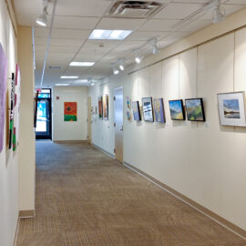 Gallery towards front