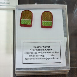 Heather Carroll Harmony in Green earrings