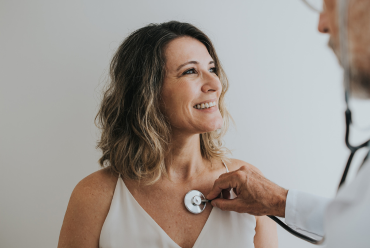 A patient receives a heart health check-up at Monadnock Cardiology Associates in Peterborough, NH, part of their comprehensive cardiology services