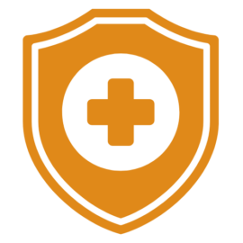 An icon of a shield with a cross, symbolizing protection and prevention through proactive healthcare measures